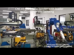 Máquina chinesa de dobra de tubos CNC18 para servo- dobra de tubos de alta pressão em motor com carregador