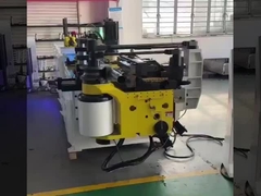Máquina de dobragem de tubos CNC90 para dobragem de tubos de escape, dobradeira de tubos com reforço traseiro